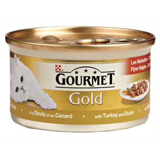 Gourmet Gold Fijne Hapjes Kalkoen / Eend (24X85 GR)