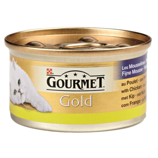 Gourmet Gold Fijne Mousse Kip (24X85 GR) - Tekky
