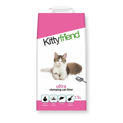 Kitty Friend Ultra Kattenbakvulling (15 LTR)