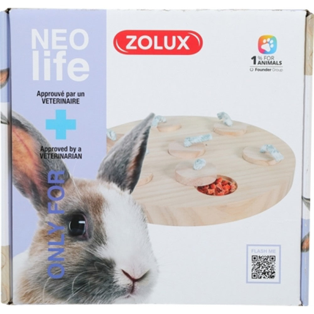 Zolux Neolife Treat Tray Konijn Hout (23X23 CM)
