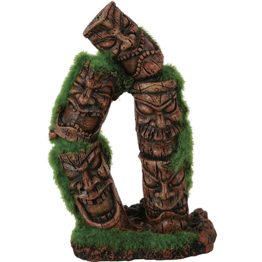 Zolux Ornament Totem Dubbele Zuil Groeiend Decor (13X5,5X7,5 CM)